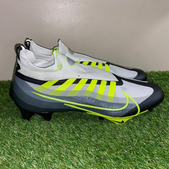 Nike Vapor Edge Elite 360 Flyknit Football Cleats White Volt DQ3558-071 Men 12 main image 5